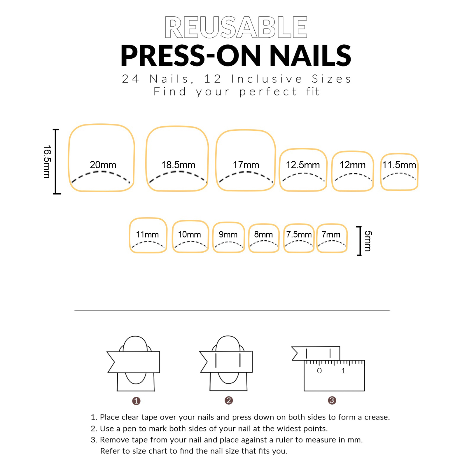 Милые накладные ногти для педи – обзор и цена Nail Art Press On
